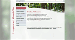 Desktop Screenshot of lungensport-havelhoehe.de